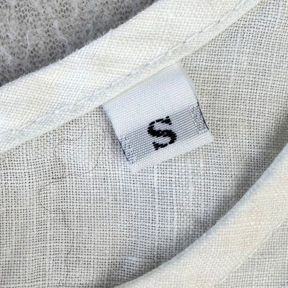 American Vintage White Linen Maxi Skirt and Tank Set - Picture 6 of 12